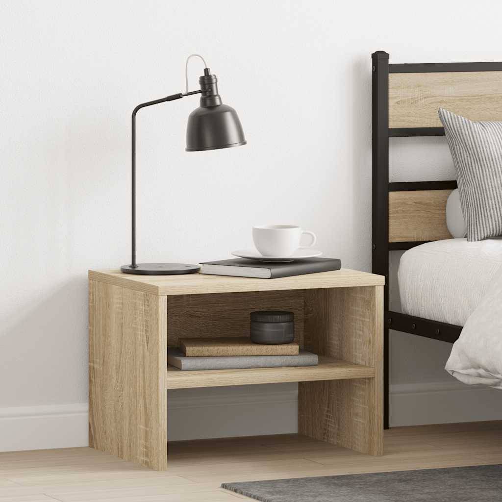 vidaXL Nachttisch Sonoma-Eiche 40x30x30 cm Holzwerkstoff