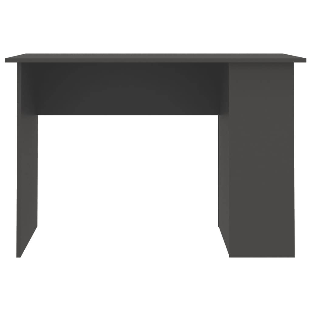 vidaXL Schreibtisch Grau 110x60x73 cm Holzwerkstoff