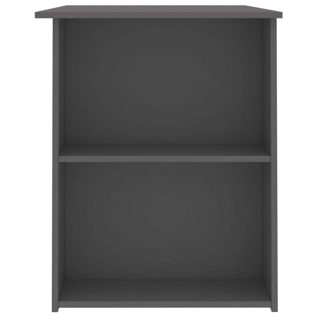 vidaXL Schreibtisch Grau 110x60x73 cm Holzwerkstoff