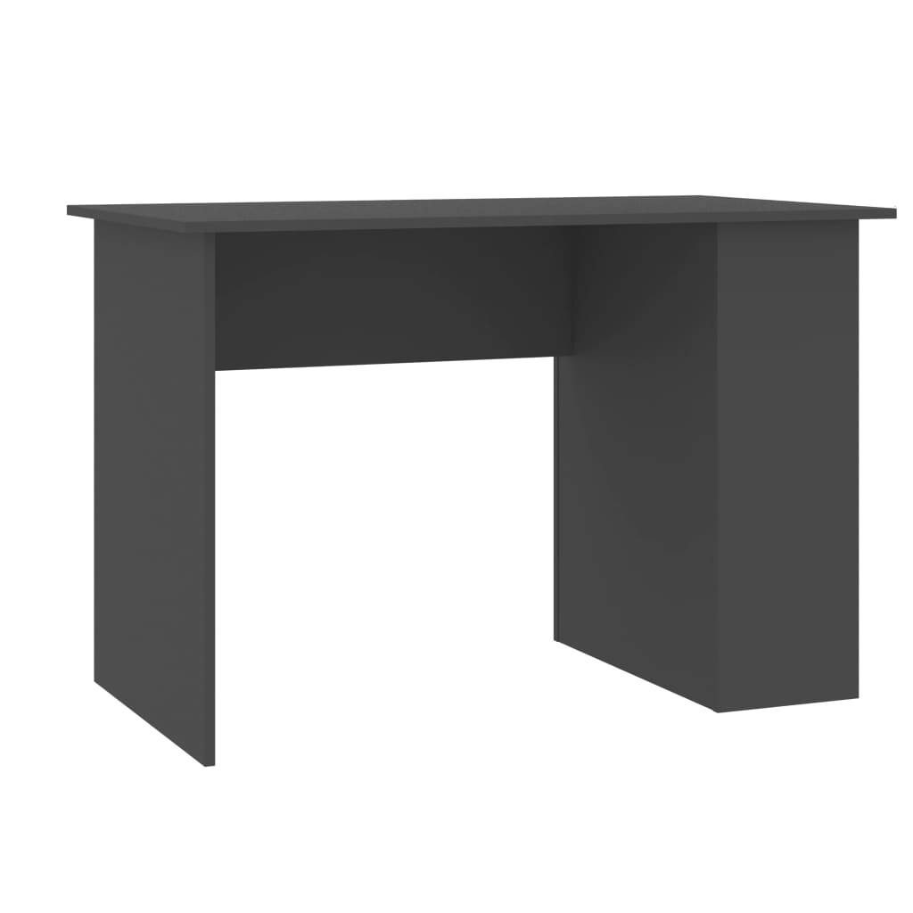 vidaXL Schreibtisch Grau 110x60x73 cm Holzwerkstoff