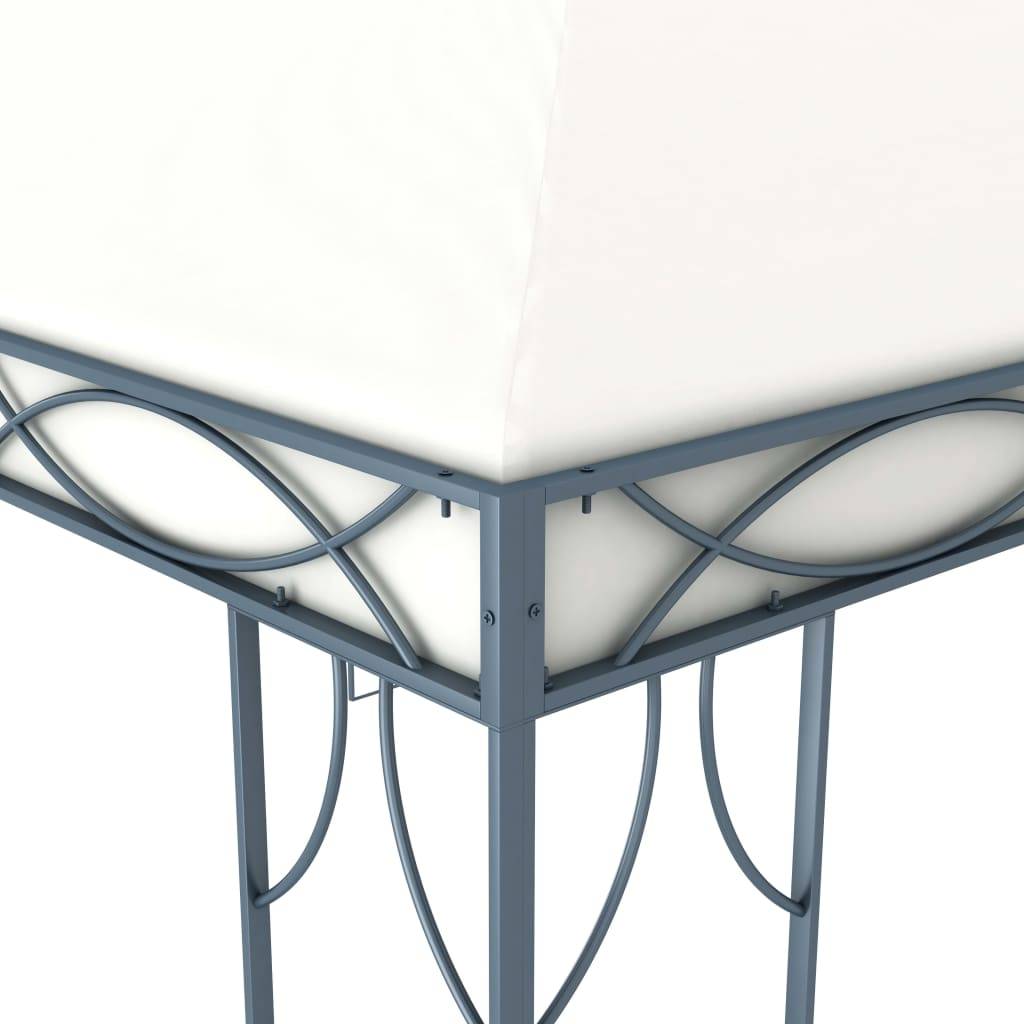 vidaXL Pavillon 300 x 300 cm Cremeweiß