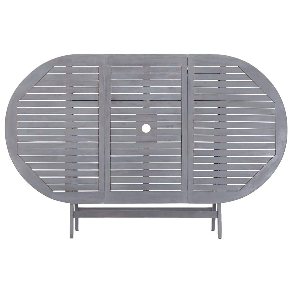vidaXL Gartentisch Klappbar 160x85x75 cm Massivholz Akazie