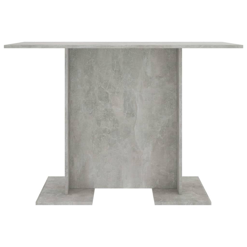 vidaXL Esstisch Betongrau 110x60x75 cm Holzwerkstoff