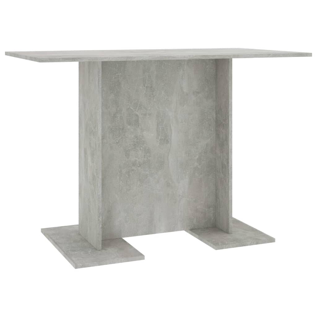 vidaXL Esstisch Betongrau 110x60x75 cm Holzwerkstoff
