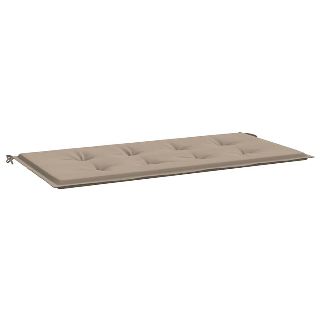 vidaXL Gartenbank-Auflage Taupe 120x50x4 cm Oxford-Gewebe