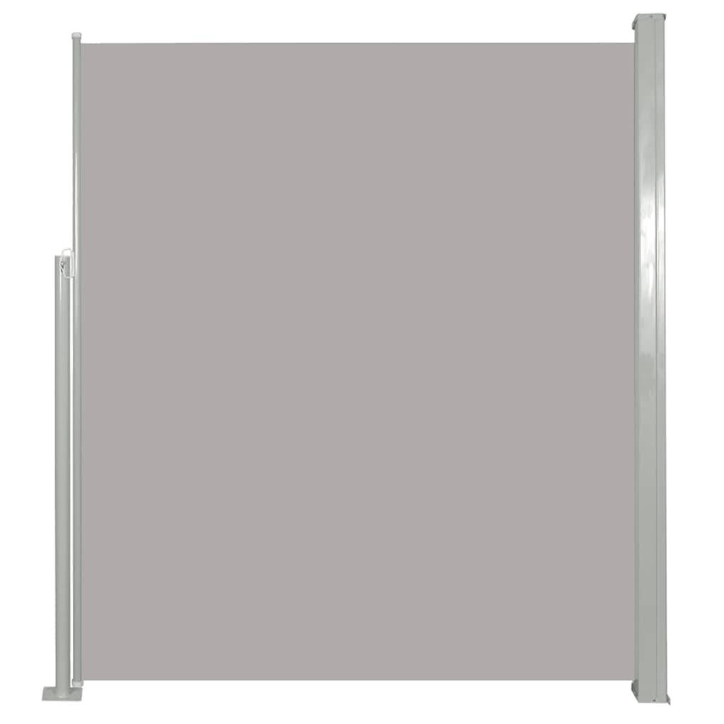 vidaXL Ausziehbare Seitenmarkise 170×300 cm Grau