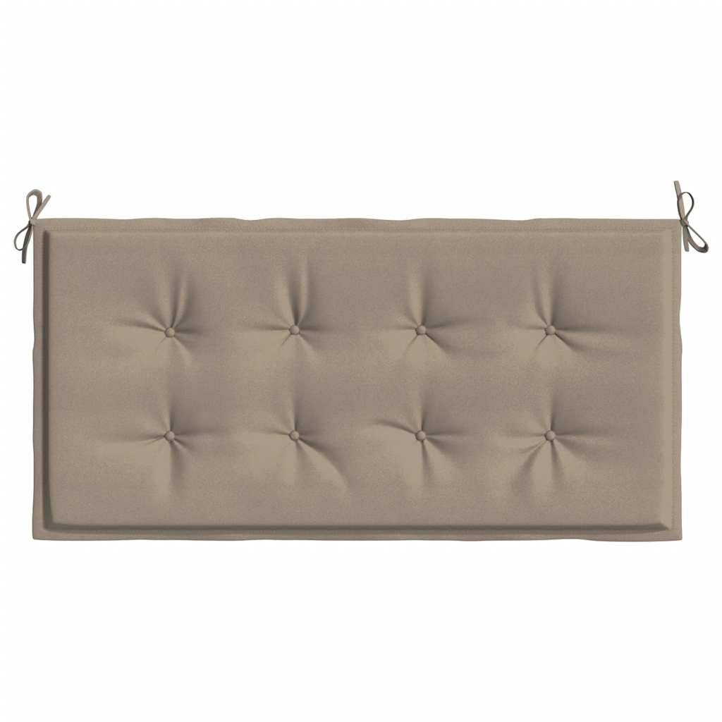 vidaXL Gartenbank-Auflage Taupe 100x50x4 cm Oxford-Gewebe