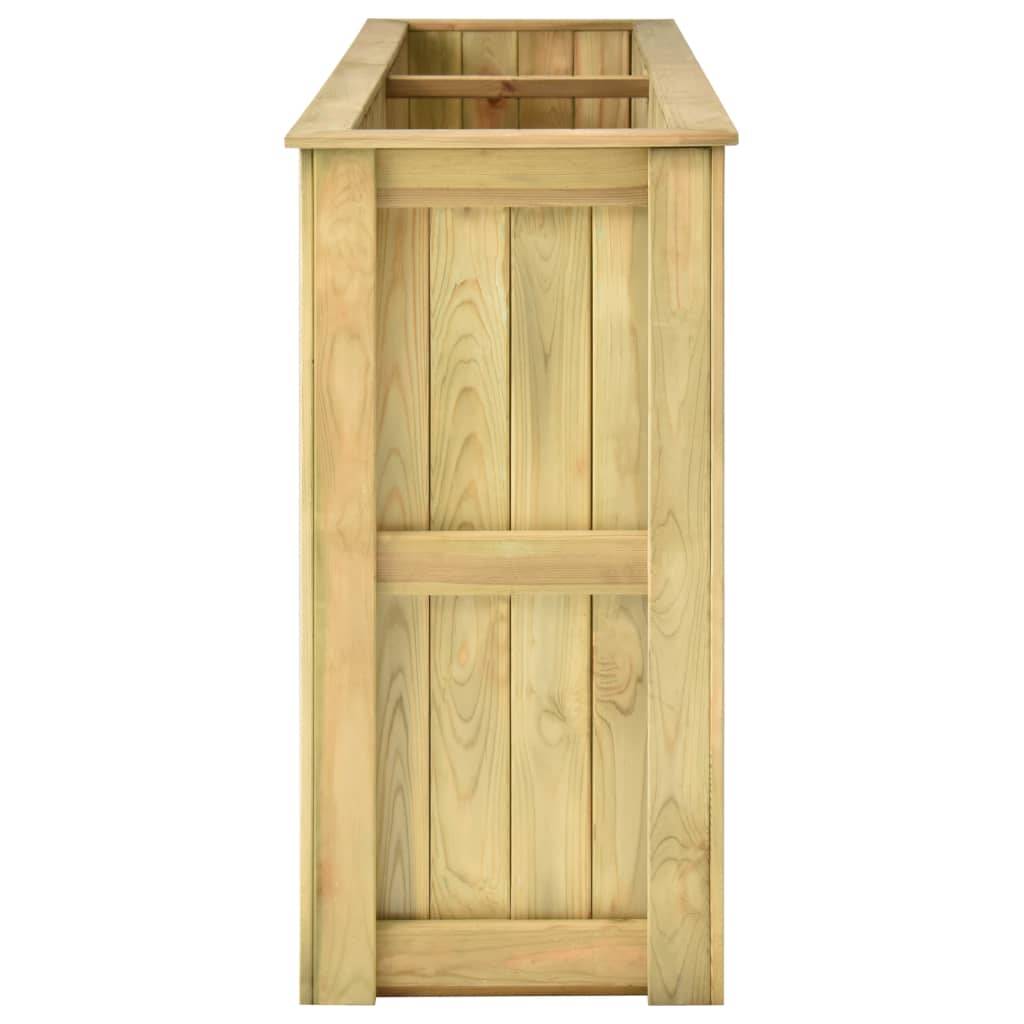 vidaXL Hochbeet 196 x 50 x 100 cm Kiefernholz Imprägniert