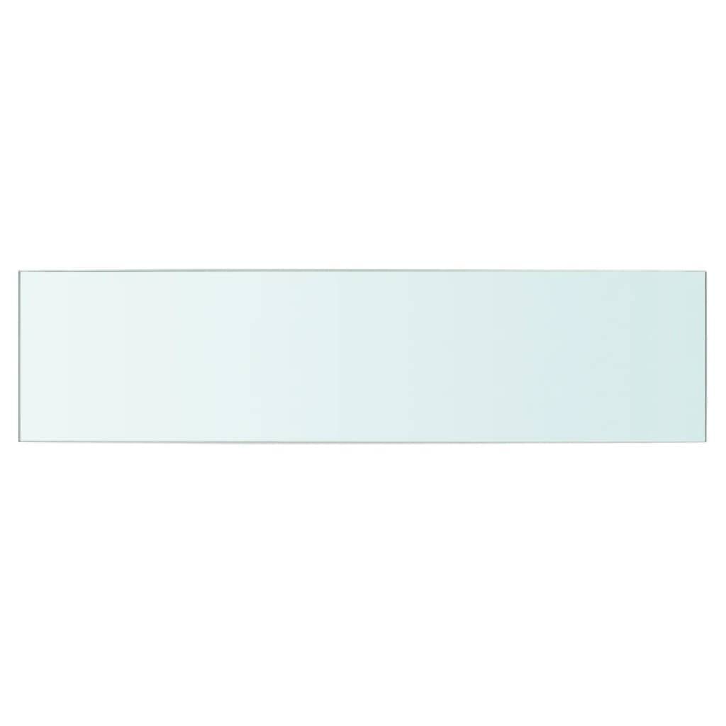 vidaXL Regalböden 2 Stk. Glas Transparent 60x15 cm