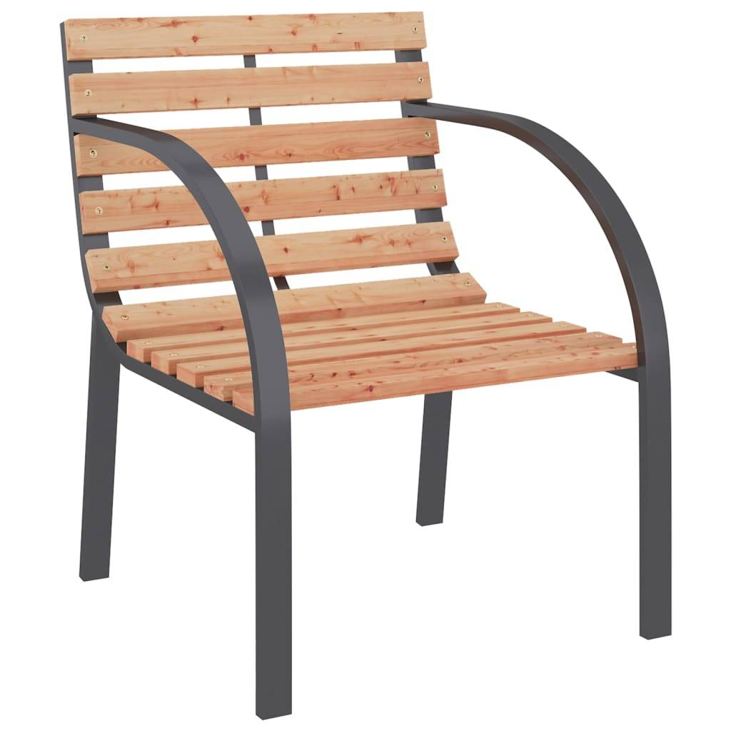 vidaXL Gartenstühle 2 Stk. Holz