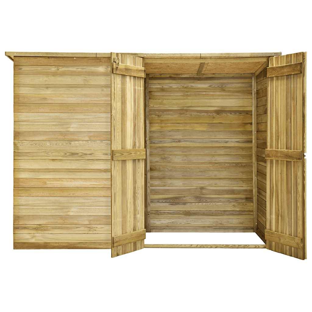 vidaXL Garten-Gerätehaus 232 x 110 x 170 cm Kiefernholz Imprägniert