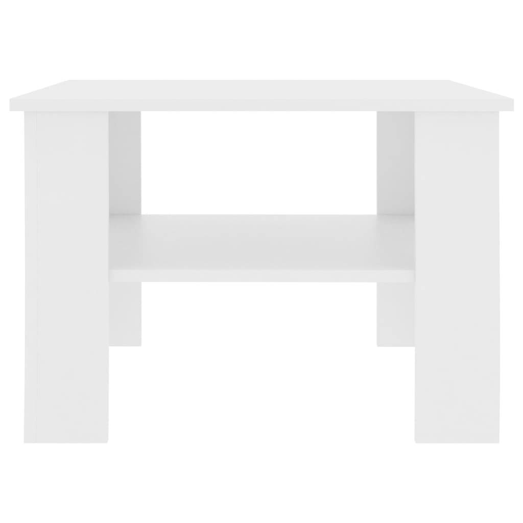 vidaXL Couchtisch Weiß 60x60x42 cm Holzwerkstoff