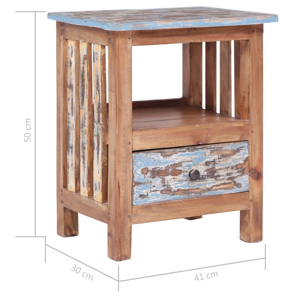vidaXL Nachttisch 41x30x50 cm Massives Mahagoniholz