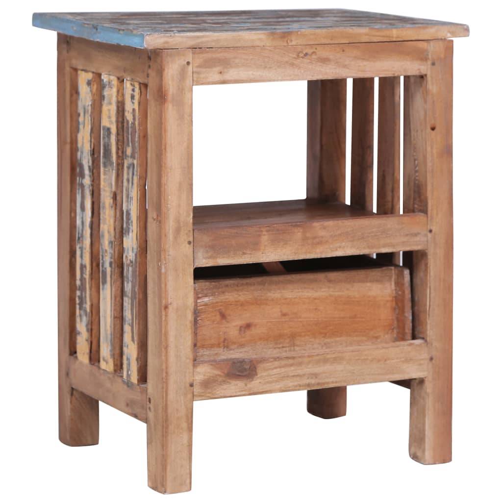 vidaXL Nachttisch 41x30x50 cm Massives Mahagoniholz