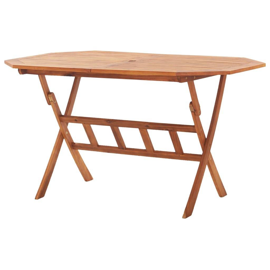 vidaXL Gartentisch Klappbar 135x85x75 cm Massivholz Akazie