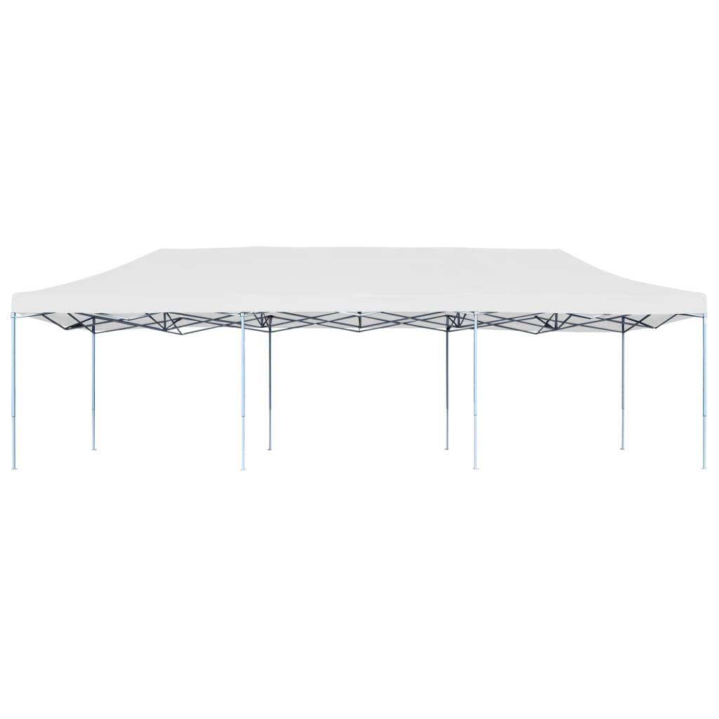 vidaXL Pop-Up Partyzelt Faltbar 3 x 9 m Weiß