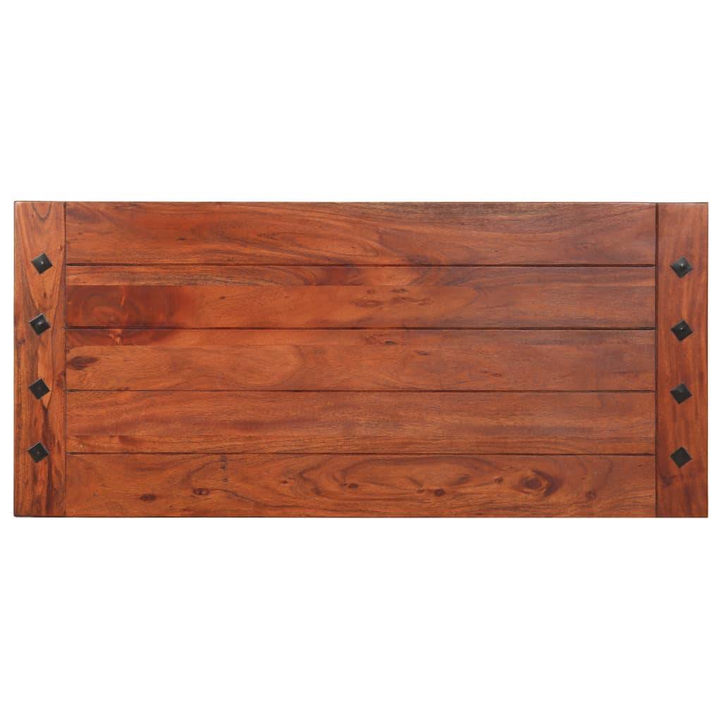 vidaXL Couchtisch 110 x 50 x 35 cm Massivholz Akazie