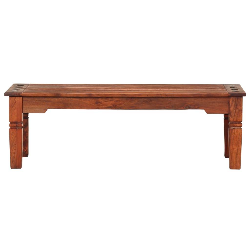 vidaXL Couchtisch 110 x 50 x 35 cm Massivholz Akazie