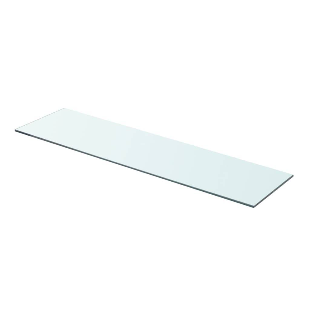 vidaXL Regalböden 2 Stk. Glas Transparent 80x20 cm