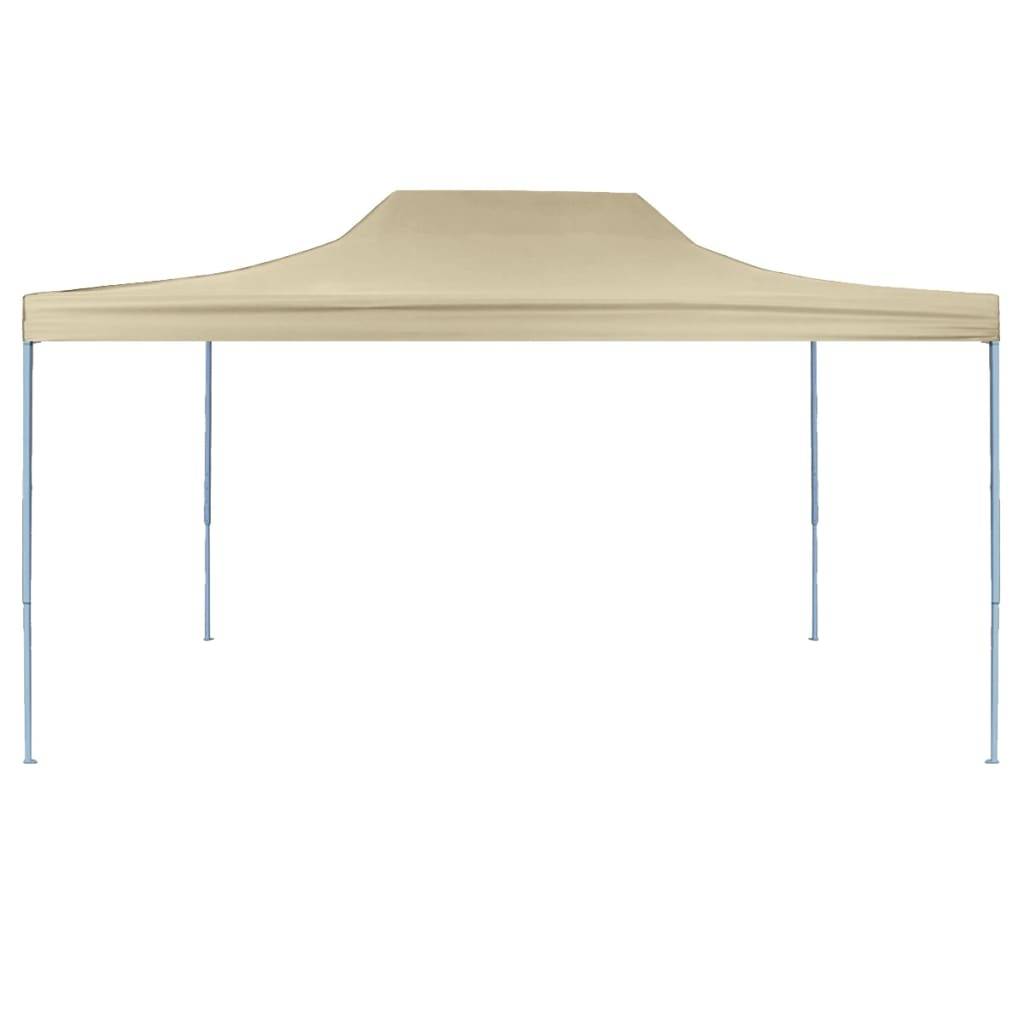 vidaXL Profi-Partyzelt Faltbar 3×4 m Stahl Creme