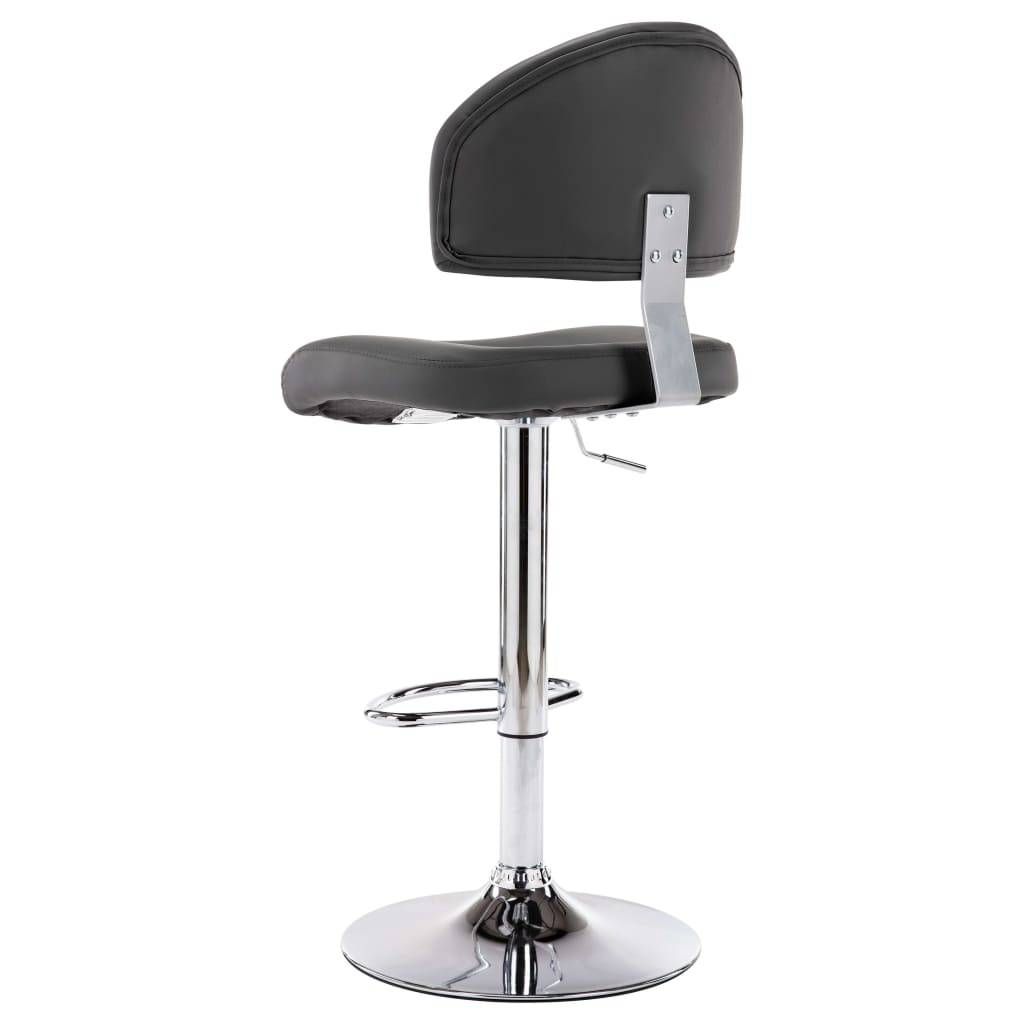 vidaXL Barhocker Grau Kunstleder