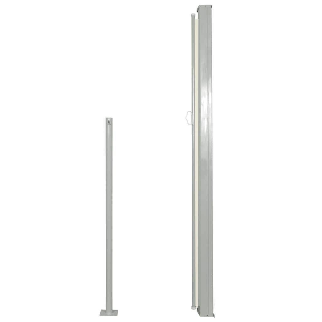vidaXL Ausziehbare Seitenmarkise 170×300 cm Creme