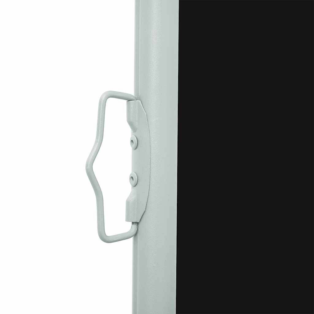 vidaXL Ausziehbare Seitenmarkise 120×500 cm Schwarz