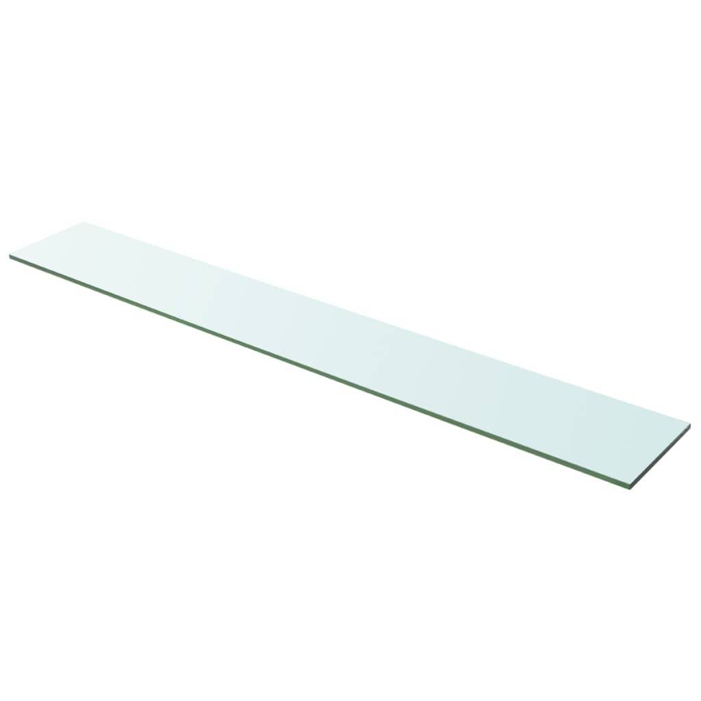 vidaXL Regalböden 2 Stk. Glas Transparent 100x15 cm