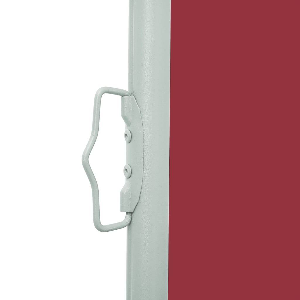 vidaXL Ausziehbare Seitenmarkise 100x300 cm Rot