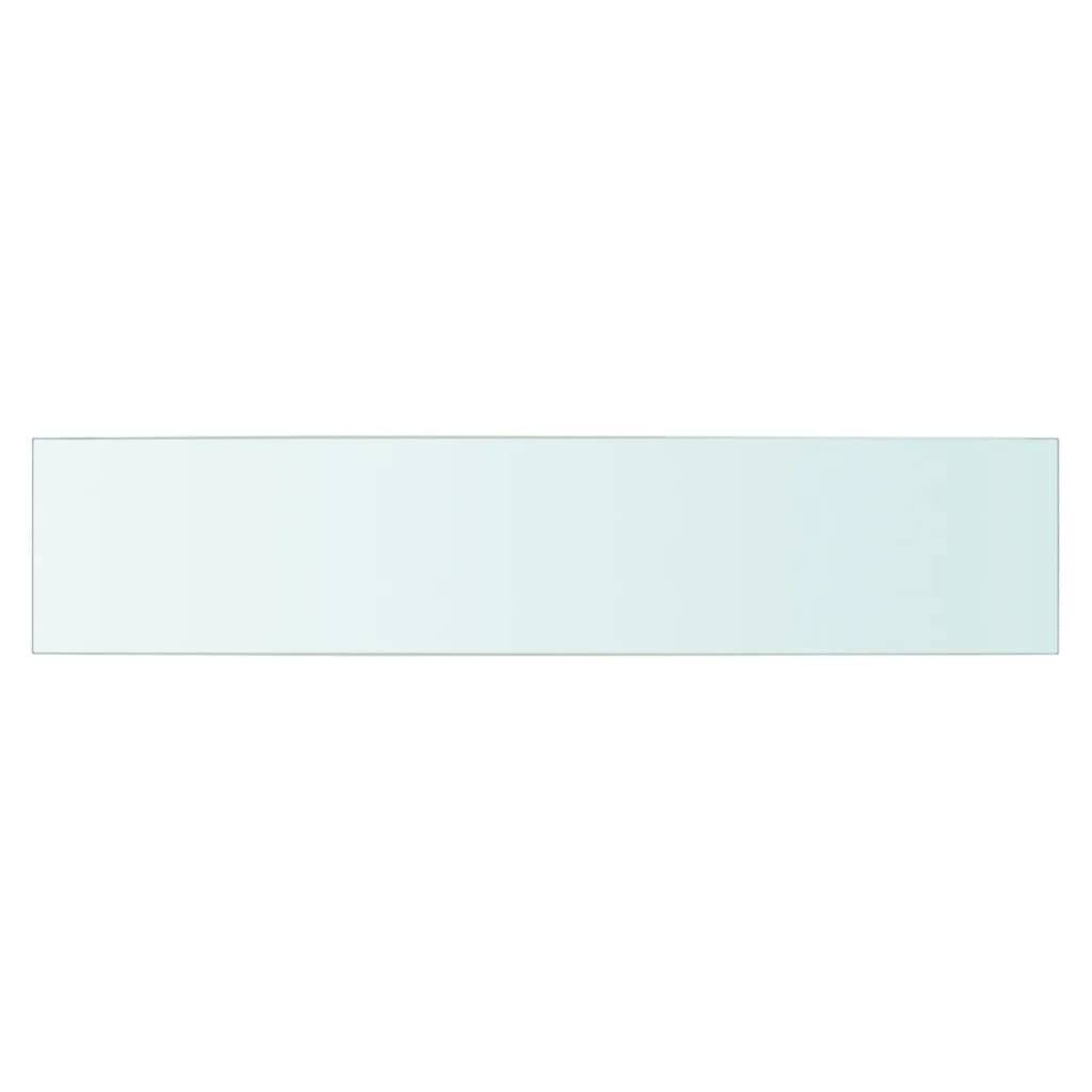 vidaXL Regalböden 2 Stk. Glas Transparent 70x15 cm