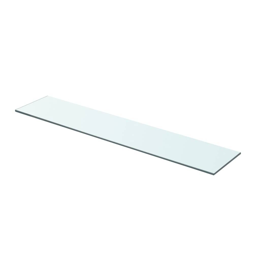 vidaXL Regalböden 2 Stk. Glas Transparent 70x15 cm