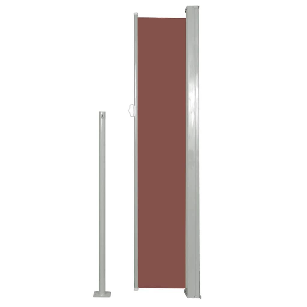 vidaXL Ausziehbare Seitenmarkise 170×300 cm Braun