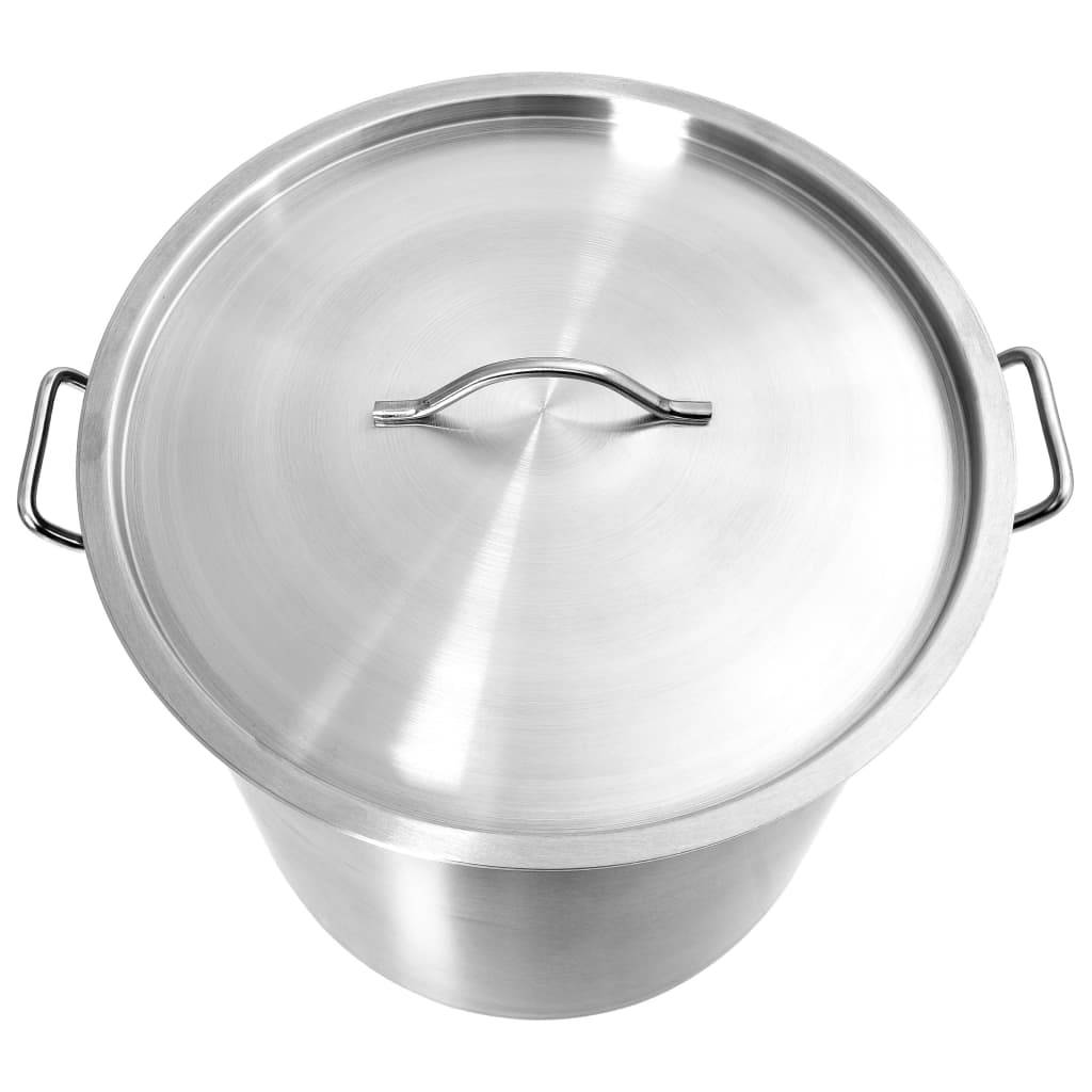 vidaXL Suppentopf 98 L 50×50 cm Edelstahl