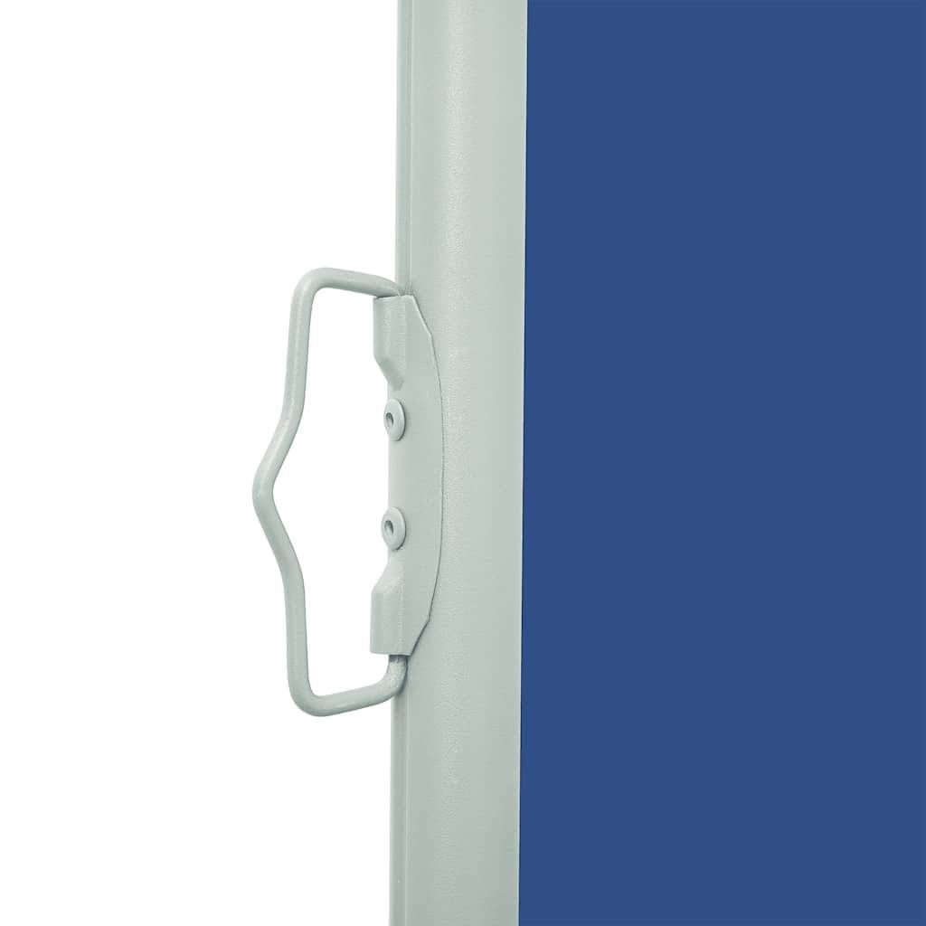 vidaXL Ausziehbare Seitenmarkise 120×500 cm Blau