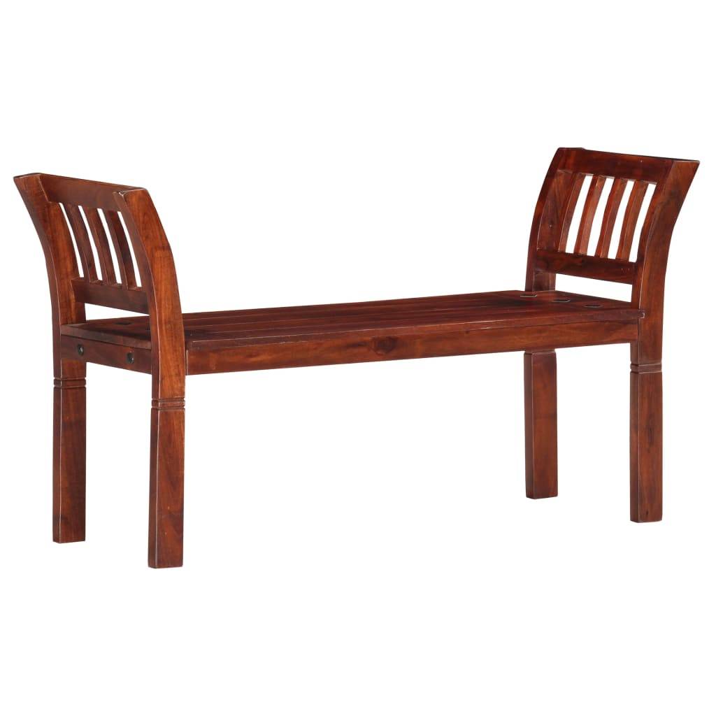 vidaXL Sitzbank 111 cm Massivholz Akazie