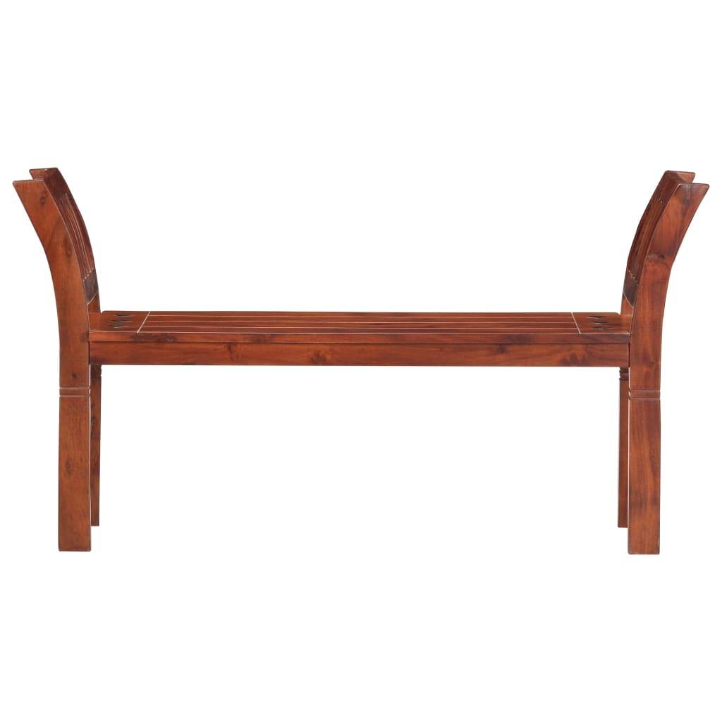 vidaXL Sitzbank 111 cm Massivholz Akazie