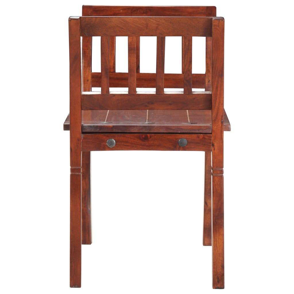 vidaXL Sitzbank 111 cm Massivholz Akazie