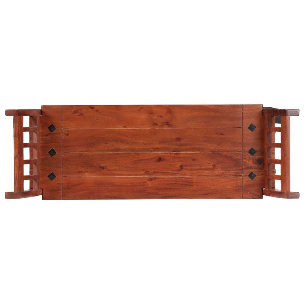 vidaXL Sitzbank 111 cm Massivholz Akazie