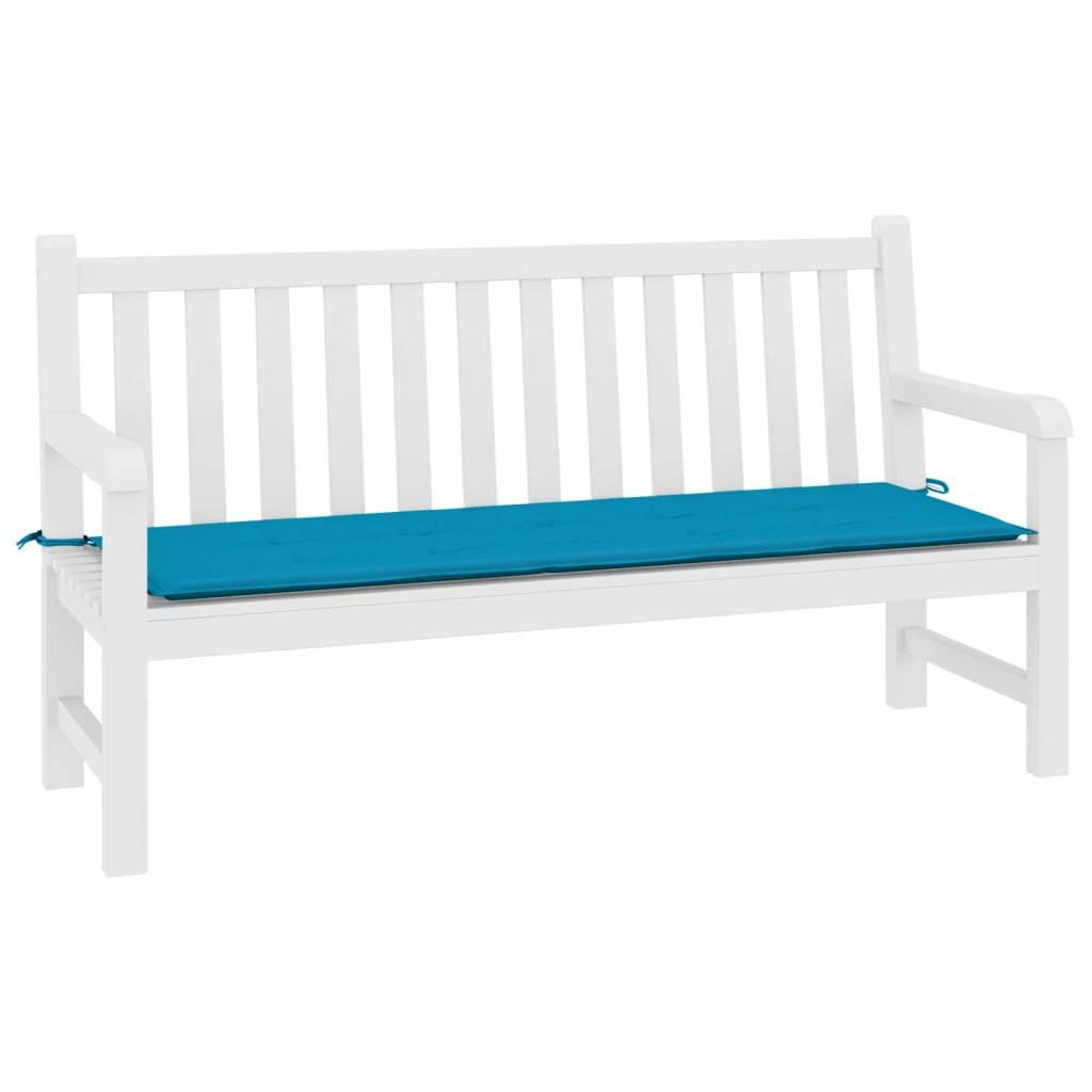 vidaXL Gartenbank-Auflage Blau 200x50x3 cm Oxford-Gewebe