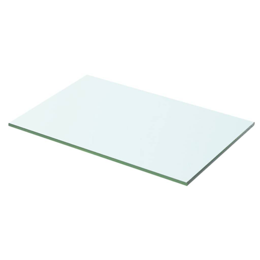 vidaXL Regalböden 2 Stk. Glas Transparent 50x25 cm