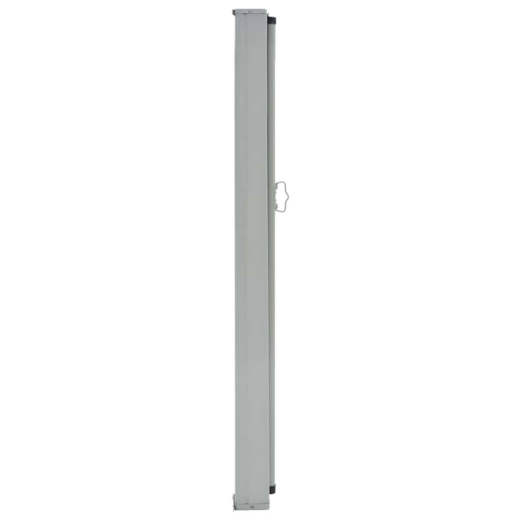 vidaXL Ausziehbare Seitenmarkise 140x300 cm Grau