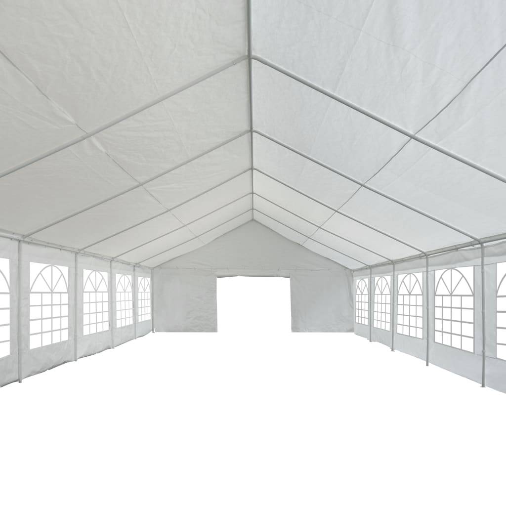 vidaXL Partyzelt PE 6x16 m Weiß