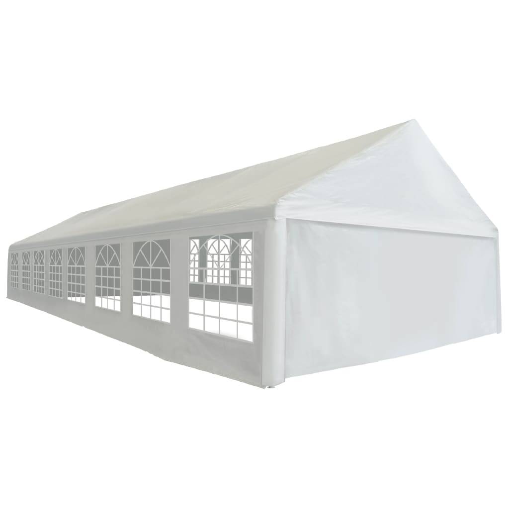 vidaXL Partyzelt PE 6x16 m Weiß