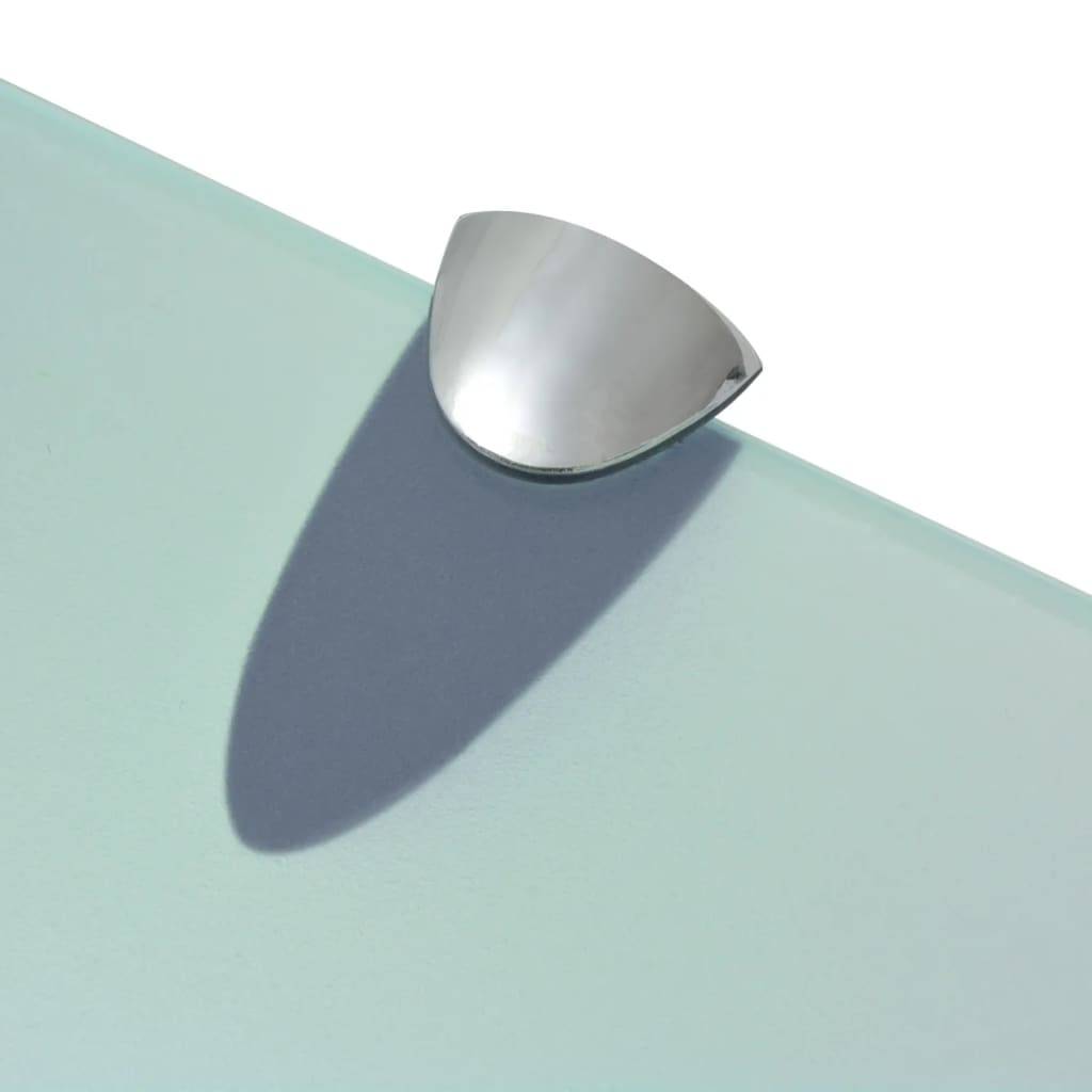 vidaXL Schweberegale 2 Stk. Glas 30x10 cm 8 mm