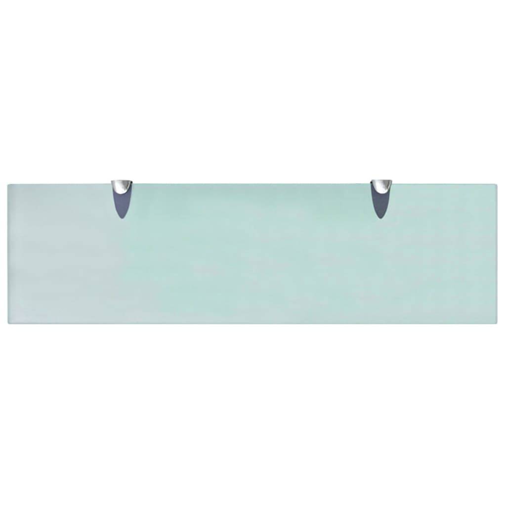vidaXL Schweberegale 2 Stk. Glas 70x20 cm 8 mm