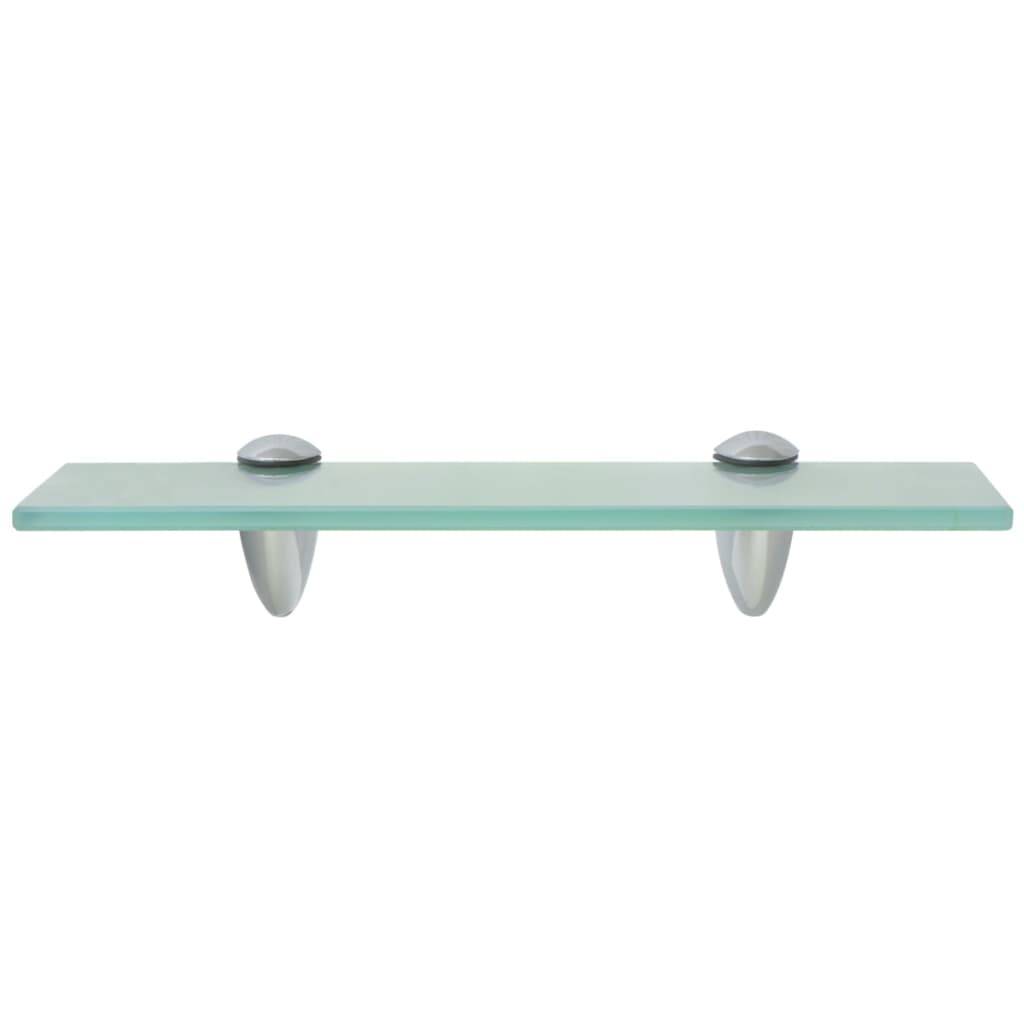 vidaXL Schweberegale 2 Stk. Glas 30x10 cm 8 mm