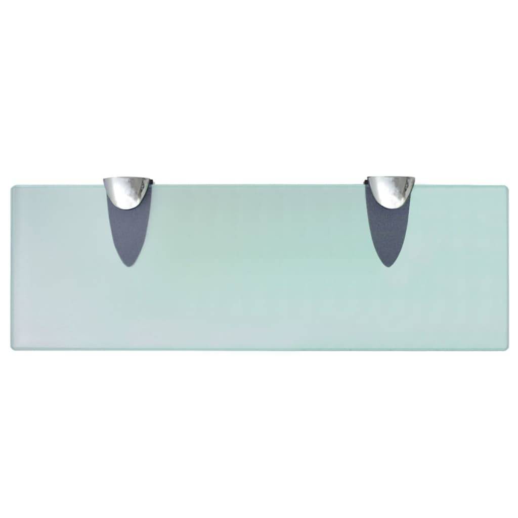 vidaXL Schweberegale 2 Stk. Glas 30x10 cm 8 mm