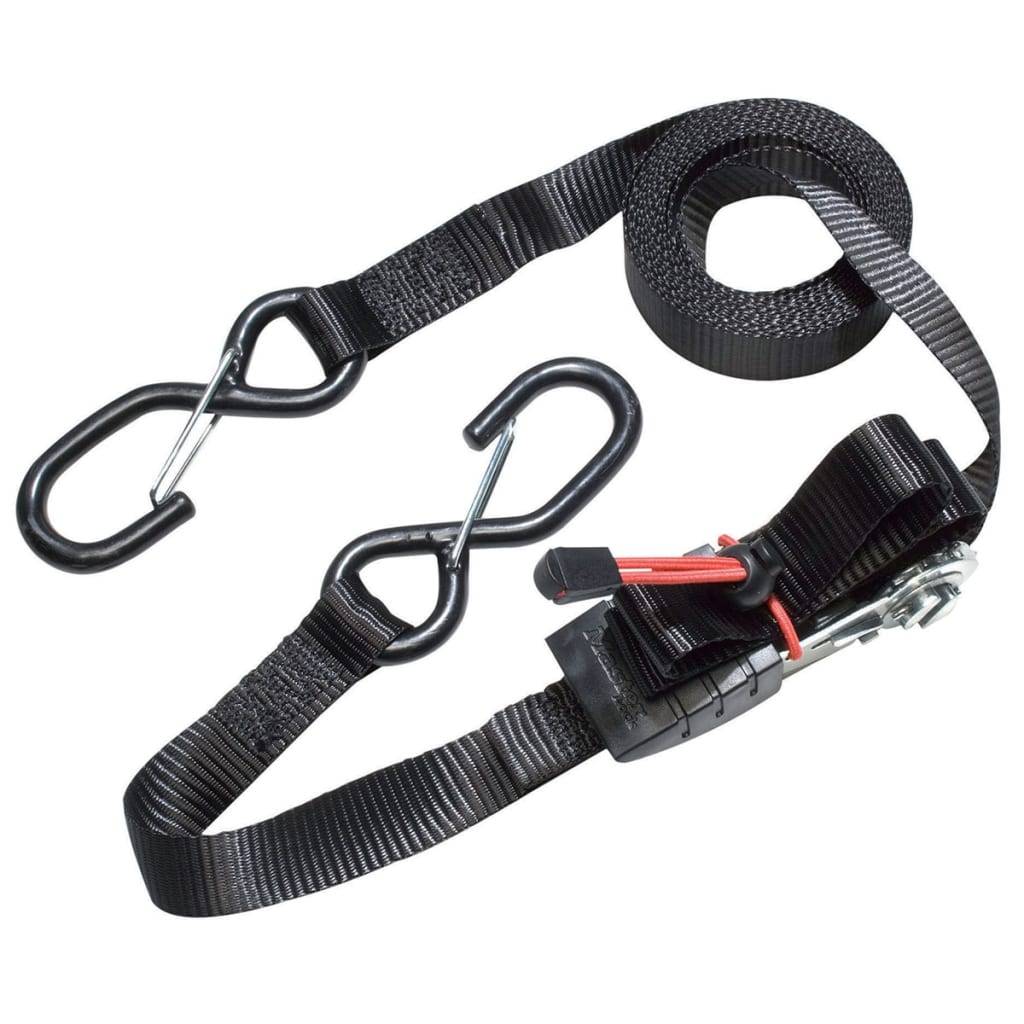 Master Lock Zurrgurt mit Druckratsche 2 Stück 4,25 m x 25 mm 3066EURDAT