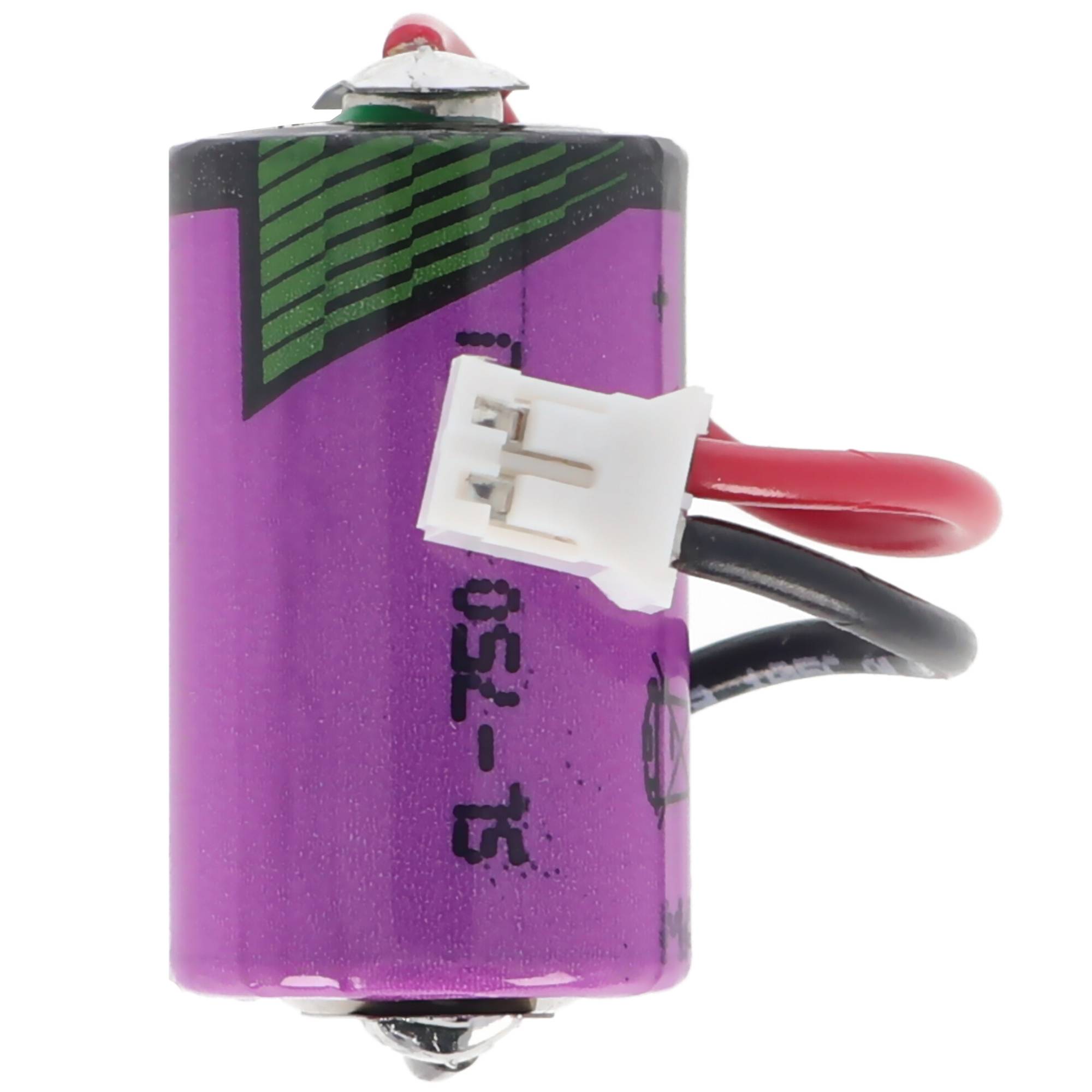 Ersatzbatterie passend für die Testo Datenlogger 175-T3, 175-H1, 175-H2, 175-S1, 175-S2 Batterie, 1/2AA 3,6 Volt mit Kab