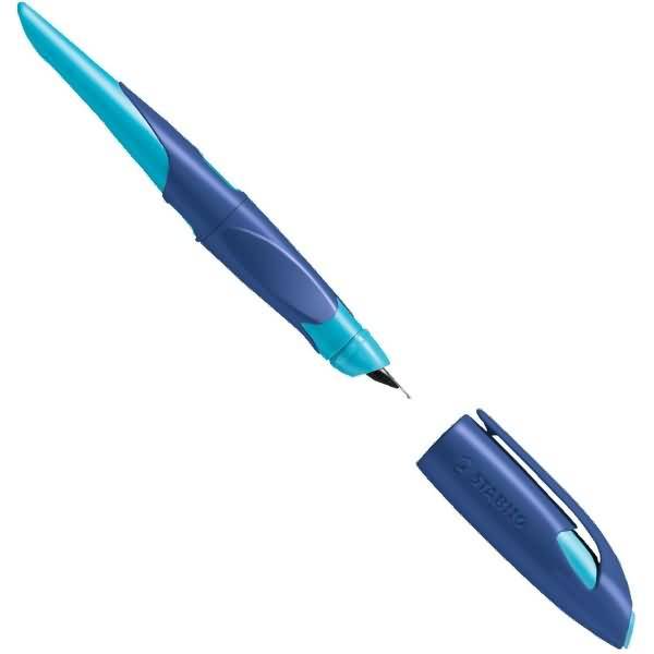 Schulfüller Easybirdy A Linkshänder mitternachtsblau/azur